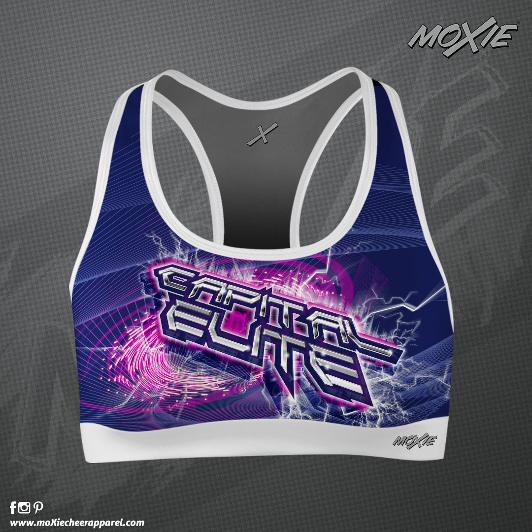 sports bra for cheerleaders